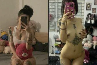 หลุดvk สาวสักลายหุ่นดีขาวสวยโชว์นมเต้างาม