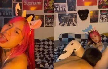 Onlyfans น้องไอรินชุดแม่วัวบิกินี่กระแทกหีแตกพุ่ง irenkampong1