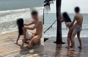 Onlyfans น้องนิวเยียร์น้องฮันนี่สวิงกิ้งริมทะเลแตกคาปาก newyearst6