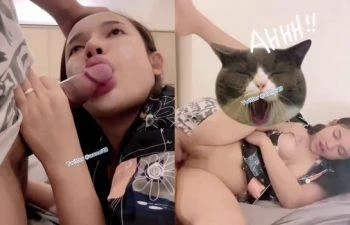 Onlyfans น้องส้ม เย็ดชุดนอนก่อนนอนท่าหมาหลั่งใน jeenzen