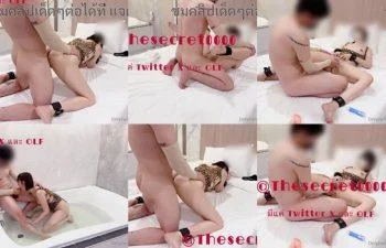 Onlyfans น้องติ๊บชุดเสือดาว thesecret000 เลียโม๊กด๊อกกี้แตกปาก