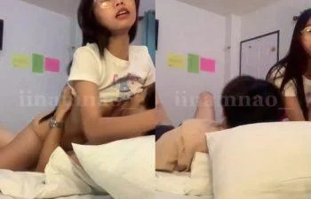 Onlyfans น้องน้ำสาวแว่น ใช้เวลากับแฟนหนุ่มและส่งผลถึงจุดสุดยอด iinamnao