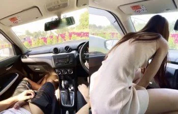 Onlyfans น้องริสาขย่มควยบนรถแตกในทะลัก risahub