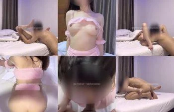 Onlyfans น้องหมวยชุดชมพูโดนเลียหีกระแทกยับขย่มควยร่อนหีแตกในคาหี babysexnitynine