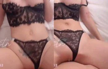 น้องฮาย highssstn หลุด OnlyFans ชุดลูกไม้ดำโชว์นมใหญ่ขย่มควย