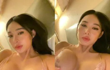 หลุด OnlyFans น้องนิ้มธาริน ชุดลูกไม้ชมพู นมใหญ่ขย่มควยร้องลั่น