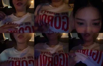 babynookie น้องนุ๊กกี้ โอลี่แฟนผมสั้นถ่ายเซ็กซี่เสื้อยืดขาวในรถ