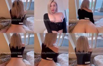 หลุด Onlyfans น้องคิตตี้โชว์หีเนียนกริ๊ปขย่มควย kitty2002102