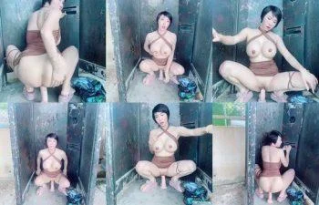 คลิปหลุด Onlyfans น้องแอมยอง muaymyb โชว์หียัดควยปลอมเสียว