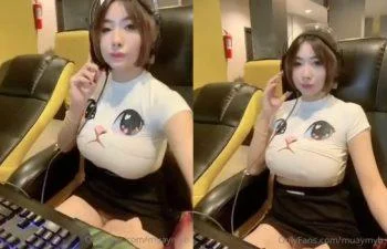 Onlyfans น้องแอมเงี่ยนเสียว ช่วยตัวเองในร้านเกม muaymylu