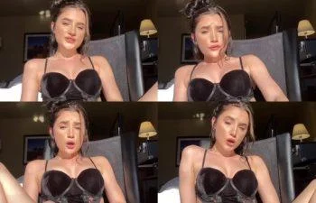 mackzjones Onlyfans คลิปหลุดชุดบอดี้สูทดำแยกขายั่วหี