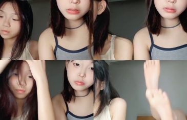 สองสาวนักเรียนบนเตียงยั่วเสียวโชว์หน้ากล้องเงี่ยนจัด