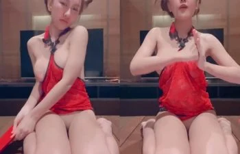 หลุดฟรี น้องจูน OnlyFans แต่งชุดเสียวขย่มควยปลอม