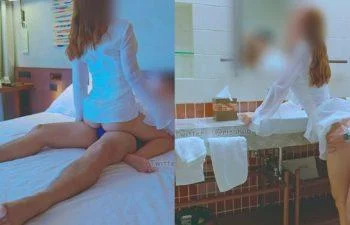 risahub น้องริสา Onlyfans เล่นชุดขาวในโรงแรม