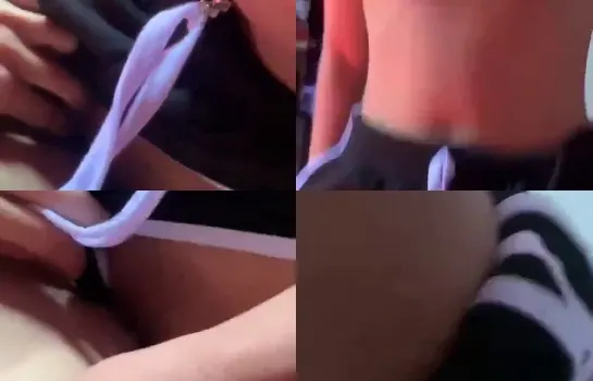 วัยรุ่นโดนรูดกางเกงดำควยเสียดหีนิ้วเกี่ยวเบ็ดใต้ผ้าเสียว